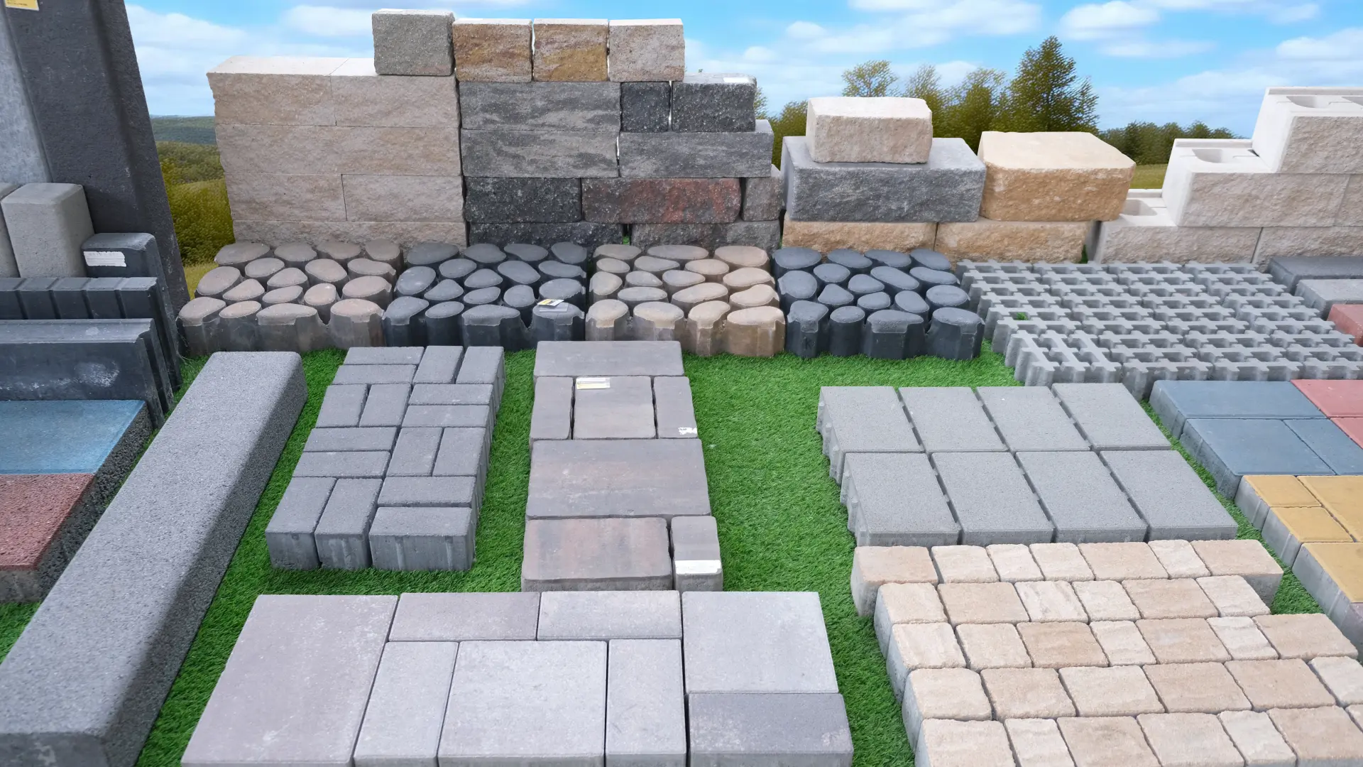 Concrete blocks from ZENITH 940 High Speed