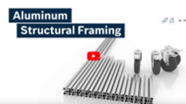 Video tile for aluminum structural framing