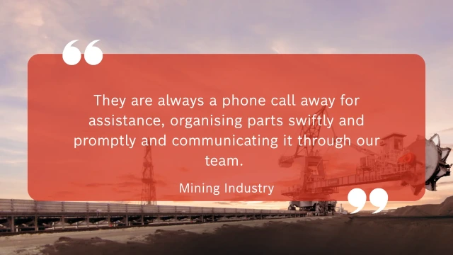 Service Testimony for Mining Industry