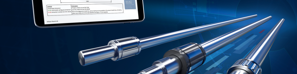 Stalen precisieassen van Bosch Rexroth kunnen volledig online worden geconfigureerd en besteld