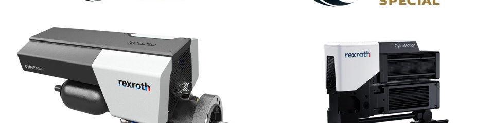 CytroForce和CytroMotion自主式独立执行器将电机动驱动器和液压系统的优势结合在一个紧凑、节能、易于维护的完整解决方案中,可随时安装并快速投入运行。(图片来源:博世力士乐股份公司)。