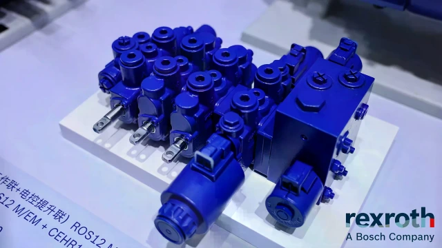 博世力士乐极具性价比的本地开发产品：ROS12 齿轮泵系统配适阀组（图源：博世力士乐） 