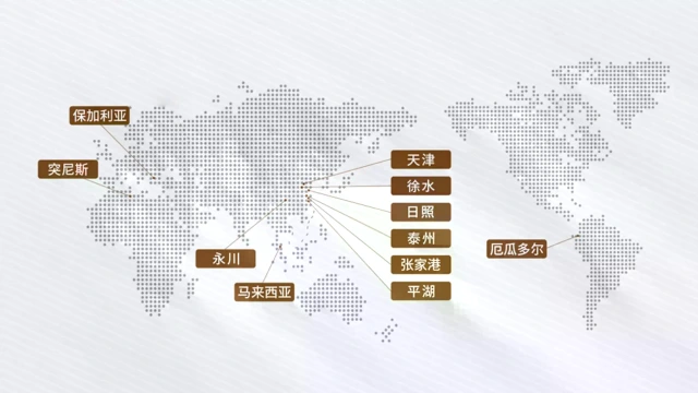 生产基地遍布全球