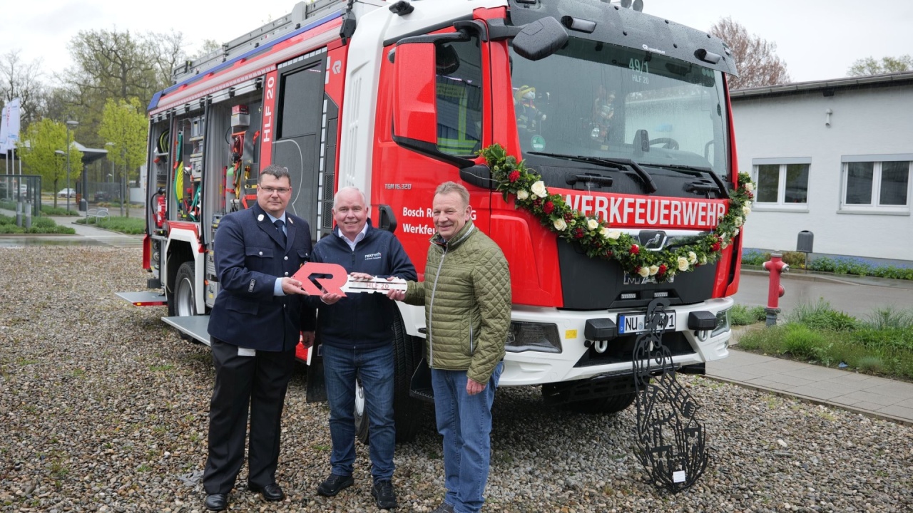 Werkfeuerwehr von Bosch Rexroth in Elchingen feiert 70-jähriges Jubiläum | Bosch Rexroth Deutschland