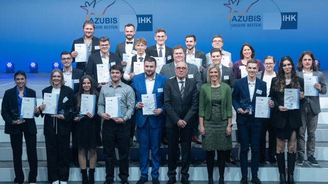 Landesgruppe Hessen bei der Bundesbestenehrung 2023.