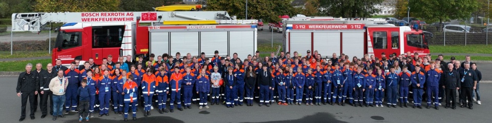 Jugendfeuerwehrtag des Inspektionsbereichs Karlstadt bei Bosch Rexroth in Lohr