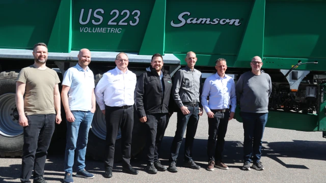 Samarbejde mellem teams fra Samson Agro og Bosch Rexroth