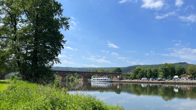 River with bridge in the background