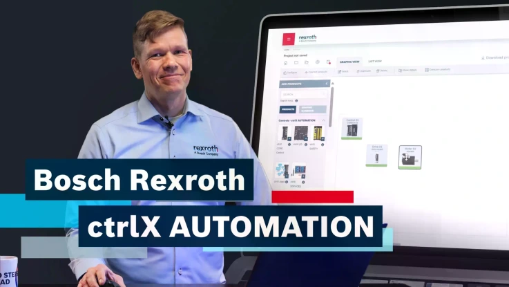 ctrlX Configurator on helppokäyttöinen verkkotyökalu