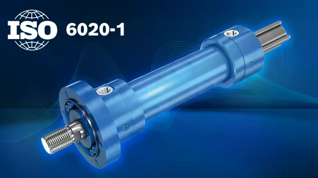 CSM1 - Vérin cylindrique à brides, système de position intégré 