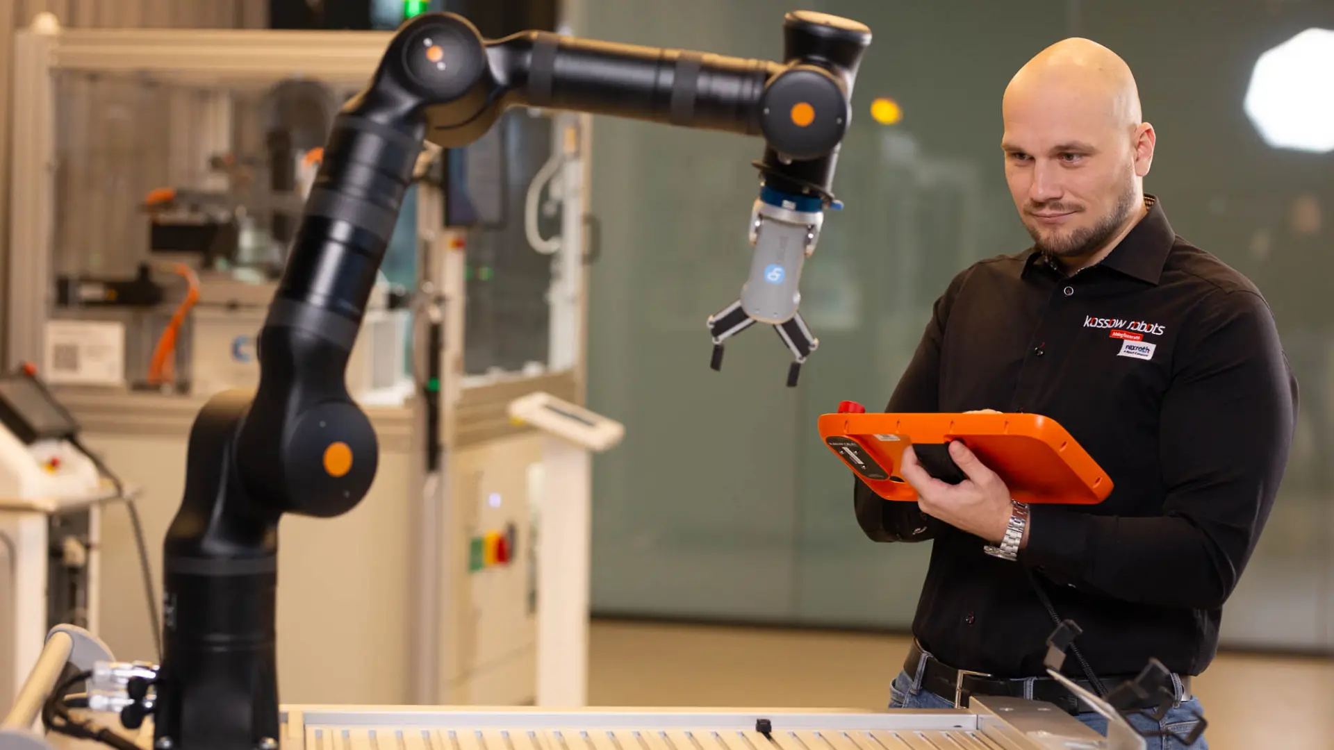 kassow kobot és egy mérnök