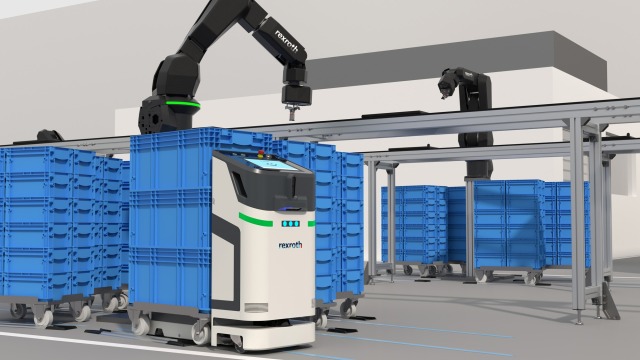 bosch rexroth kollaboratív robotika gyártás automatizálás