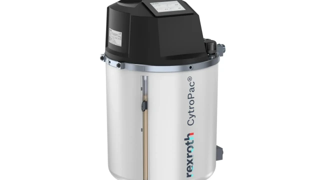 インテリジェントなCytroPac 2X コンパクト油圧パワーユニットの第二世代は、生産性、エネルギー効率、使いやすさにおいて新たな基準を打ち立てています。（画像提供：Bosch Rexroth AG）