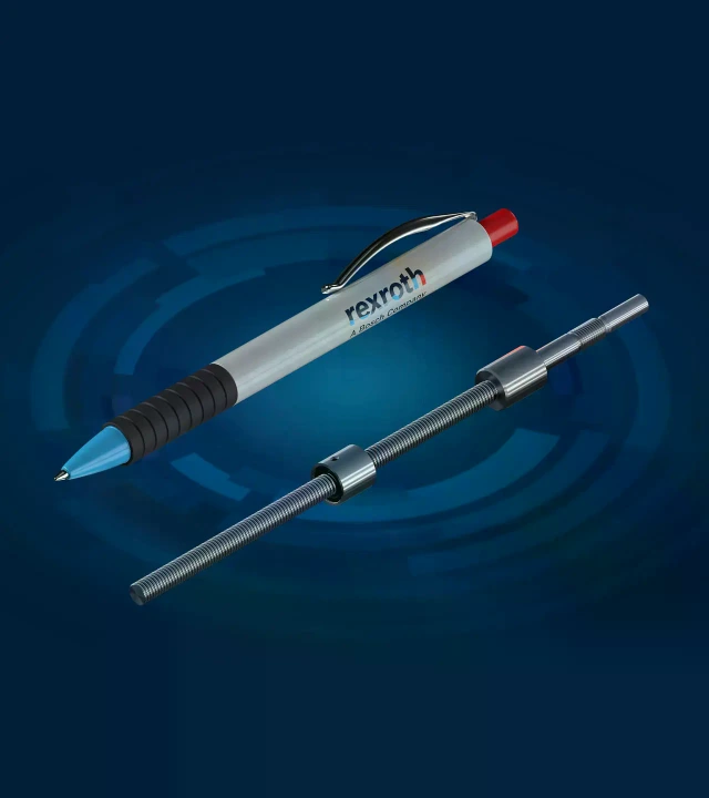 Miniatuur kogelomloopspindels