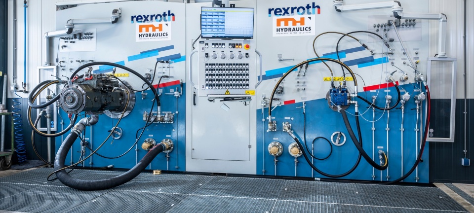 Bosch Rexroth installeert nieuwe testbank bij MH Hydraulics