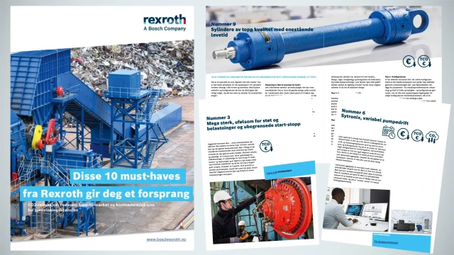 Covers of Rexroth brochure Recycling musthaves