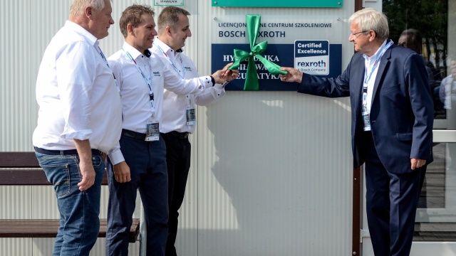 Uroczyste otwarcie Licencjonowanego Centrum Szkoleniowego w Lubinie.  (Fot. 1- Bosch Rexroth Sp. z o.o.)  