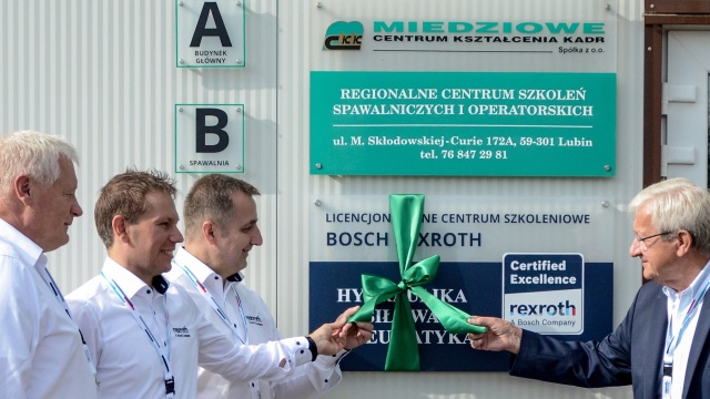 Uroczyste otwarcie Licencjonowanego Centrum Szkoleniowego w Lubinie. (Fot. 1- Bosch Rexroth Sp. z o.o.)