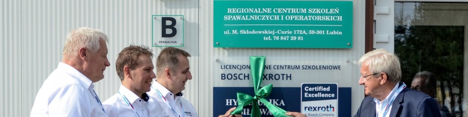 Uroczyste otwarcie Licencjonowanego Centrum Szkoleniowego w Lubinie. (Fot. 1- Bosch Rexroth Sp. z o.o.)