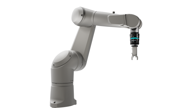 Zdjęcie 3a: Smart Flex Effector, nowy, wspomagany czujnikiem moduł kompensacji z zróżnicowaną kinematyką, nadaje robotom i kartezjańskim układom liniowym czułość porównywalną z ludzką ręką. (Źródło obrazu: Bosch Rexroth AG)