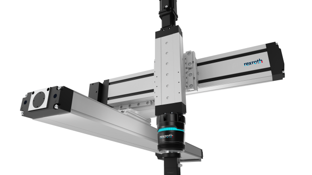 Zdjęcie 3b: Smart Flex Effector, nowy, wspomagany czujnikiem moduł kompensacji z zróżnicowaną kinematyką, nadaje robotom i kartezjańskim układom liniowym czułość porównywalną z ludzką ręką. (Źródło obrazu: Bosch Rexroth AG)