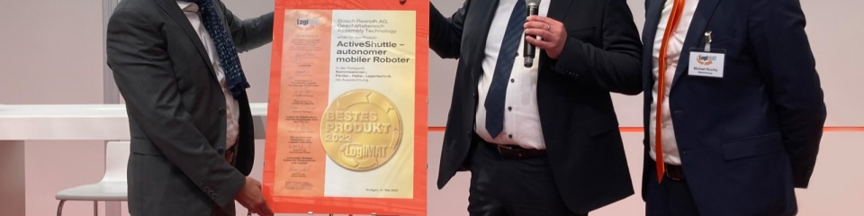 ActiveShuttle - "Najlepszy produkt" na targach LogiMAT