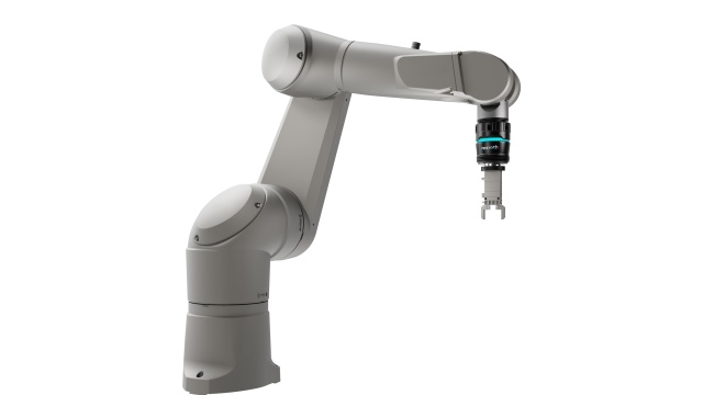 Szybki  montaż: moduł Smart Flex Effector wystarczy przykręcić do ramienia robota i chwytaka.