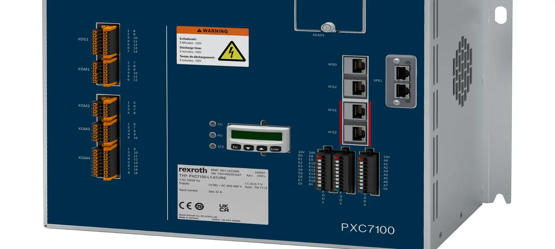 Sterownik zgrzewania precyzyjnego PXC7100 firmy Bosch Rexroth oferuje liczne funkcje, które umożliwiają ekonomiczne zgrzewanie niskoprądowe.