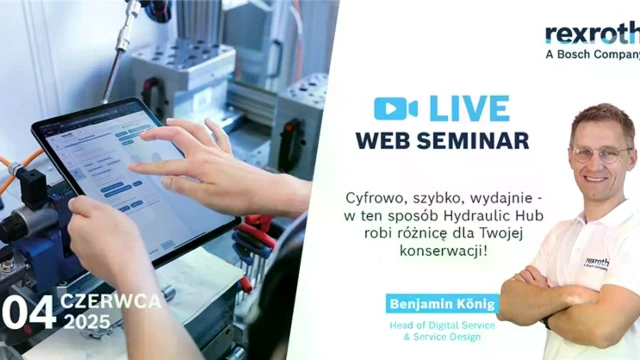 Seminarium internetowe „Cyfrowo, szybko, wydajnie - w ten sposób Hydraulic Hub robi różnicę dla Twojej konserwacji!”