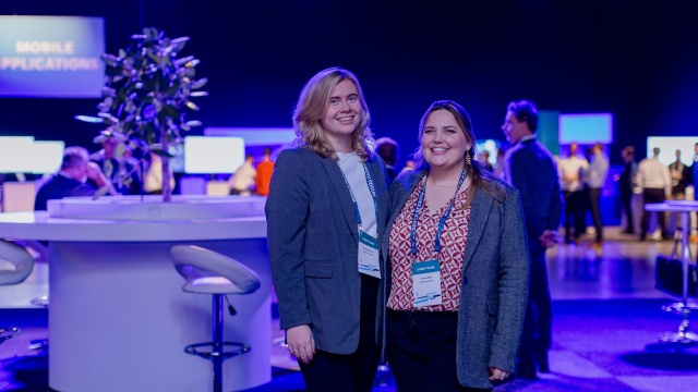 Carolina Sahlin och Cecilia Rehn på Bosch Rexroth Forum
