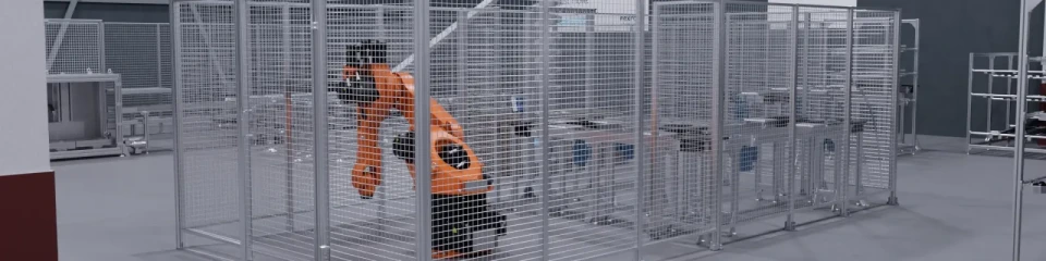 With the EcoSafe material for guard designs from Bosch Rexroth, safety fences provides protection from all sides quicker and with more flexibility