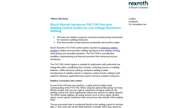 Download Full Press Release