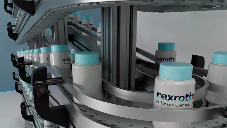 The Bosch Rexroth transfer system TS 7 in a modern production environment