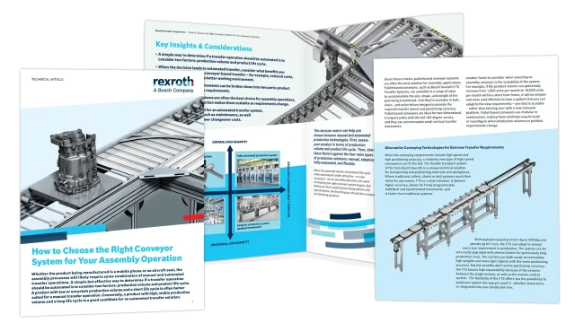 How to Choose the Right Conveyor System for Your Assembly Operation