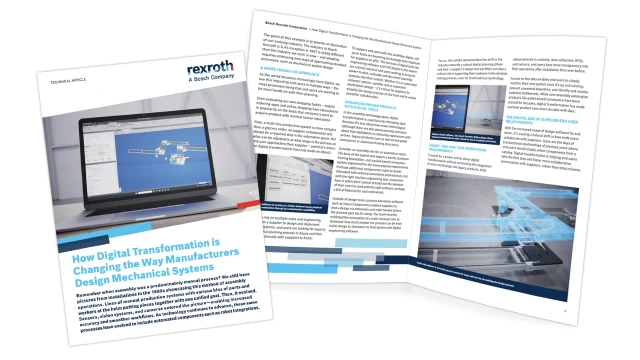 How Digital Transformation is Changing the Way Manufactures Design Mechanical Systems