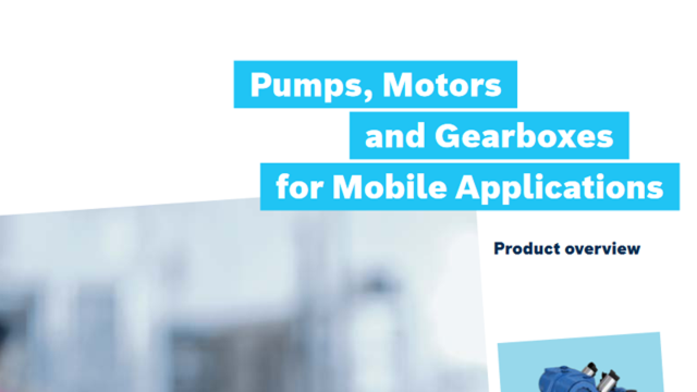 Program Guide and summary (PDF) -  Pumps, Motors and Transmission Units for Mobile Applications