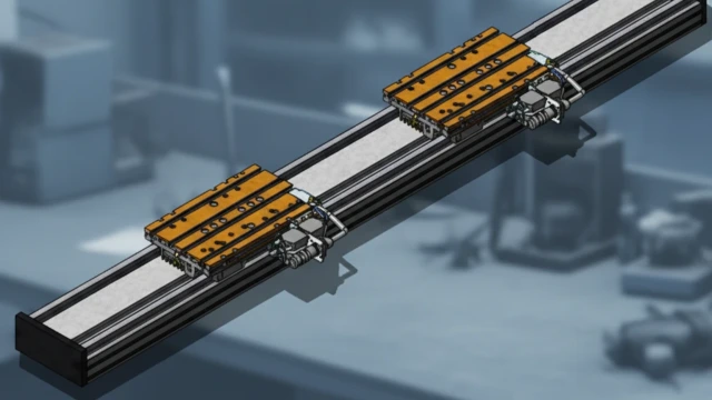 High precision linear motor for metrology