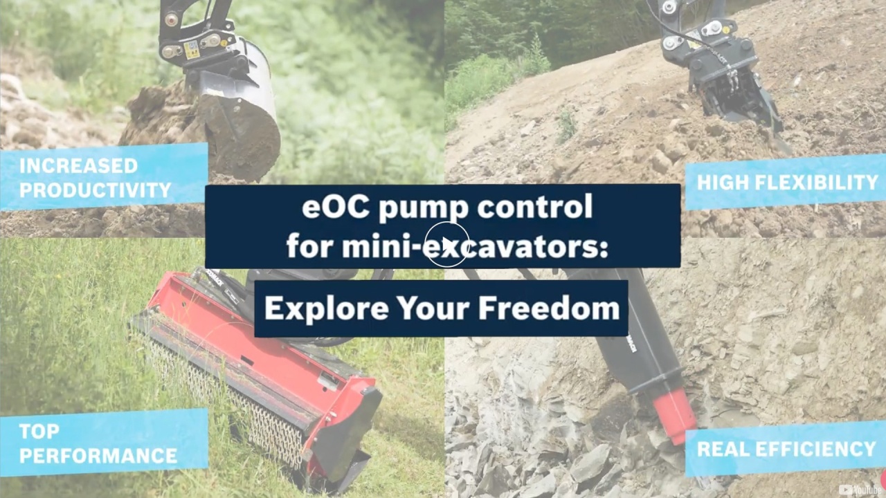 Bosch Rexroth and Eurocomach: explore your freedom with the new eOC Pump Control