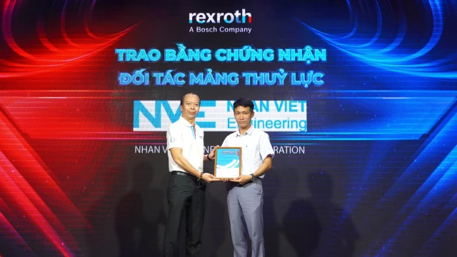 Nhân Việt Engineering chứng nhận đại lý ủy quyền Rexroth