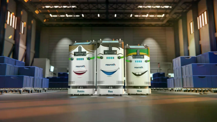 AMR ACTIVE Shuttle with Advanced Interaction von BoschRexroth