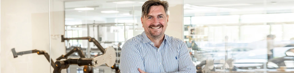 Kristian Kassow CEO of Kassow Robots with cobots