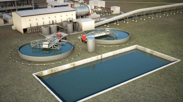 thickening machinery site environment