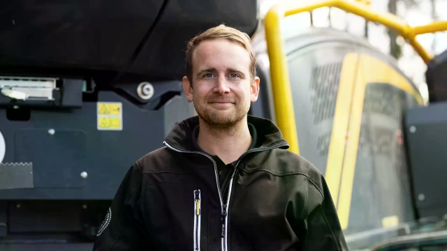 Emil Forsblom, Entwicklungsleiter bei Eco Log. 