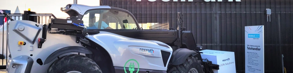 eLION: The powerful way to electrify construction and agricultural machines from Bosch Rexroth
