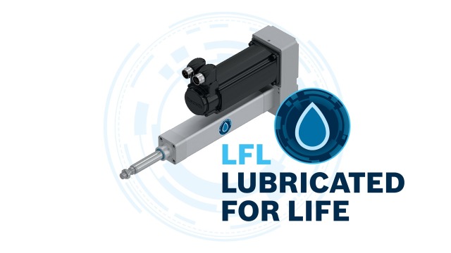 Vérins électromécaniques : lubrifiés à vie