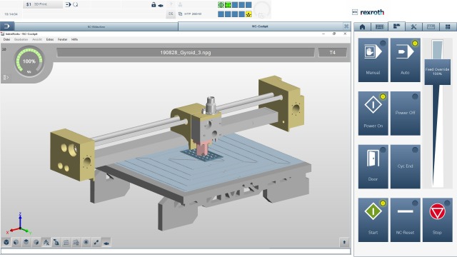 Additive manufacturing process simulation within the MTX user interface