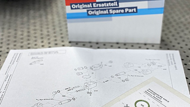 Originele reserveonderdelen van Bosch Rexroth