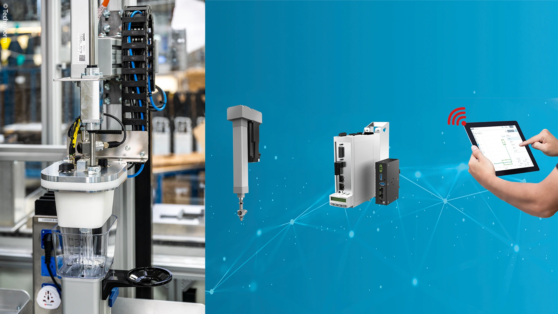 Moccamaster test line with Smart Function Kit Pressing