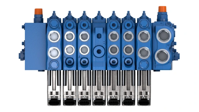 Modular valve platform RM Global top view