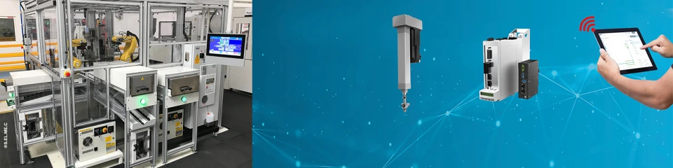 Smart Function Kit para prensado con prensa servoaccionada, software y servoaccionamiento
